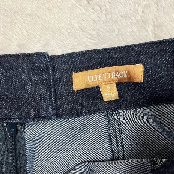 Ellen Tracy denim mini skirt - Picture 2 of 5